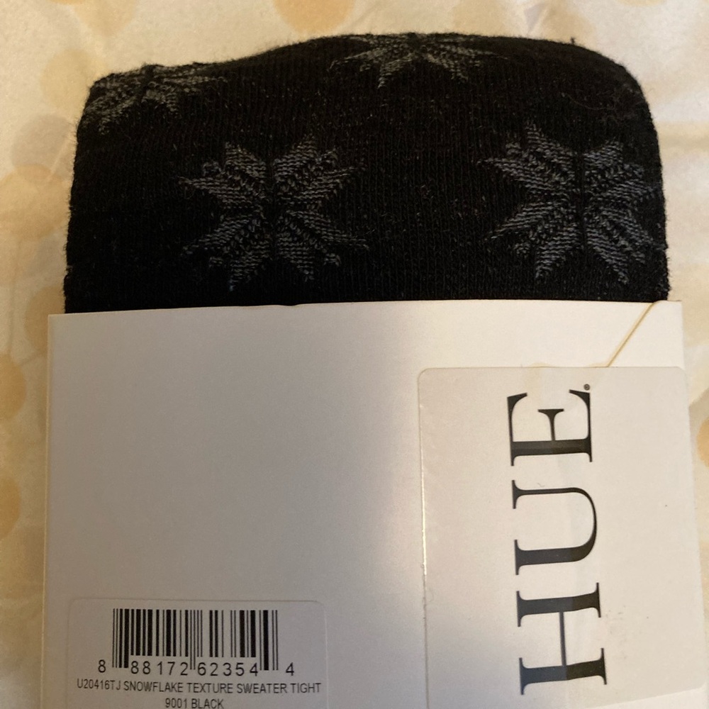 NWT Patterned sweater tights
